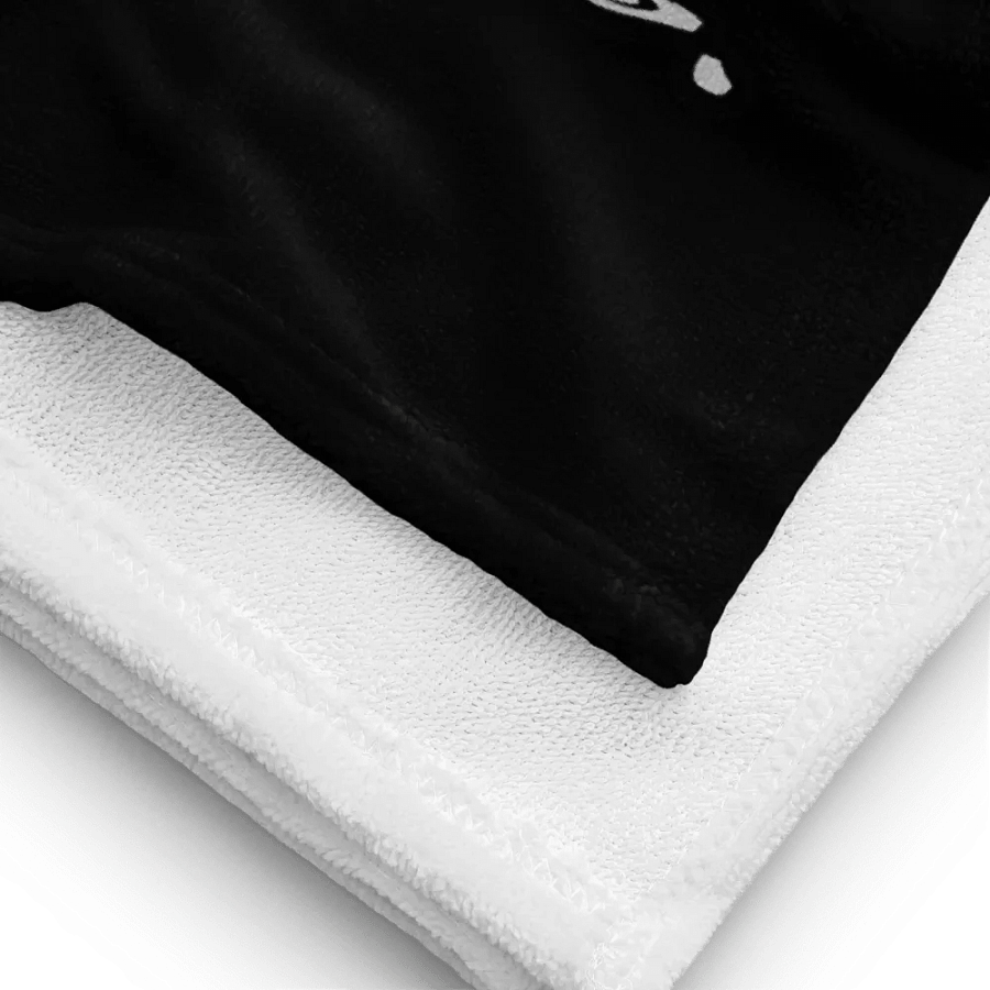 Black HApex Gear White Logo - Black Sublimated Towel product image (5)