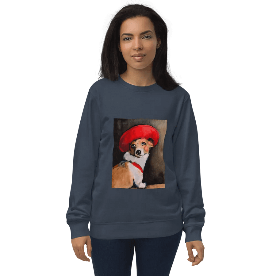 The Dog Poppy - dogPXL Artistic series Unisex Organic Sweatshirt product image (3)