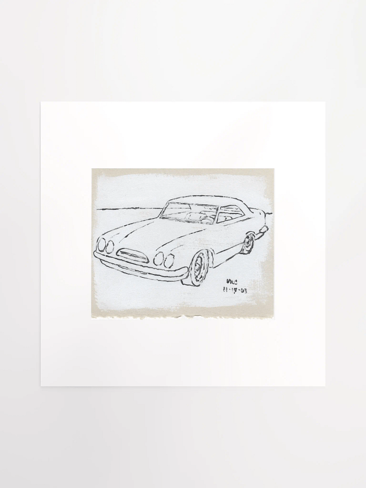 White Car #3 Print product image (2)
