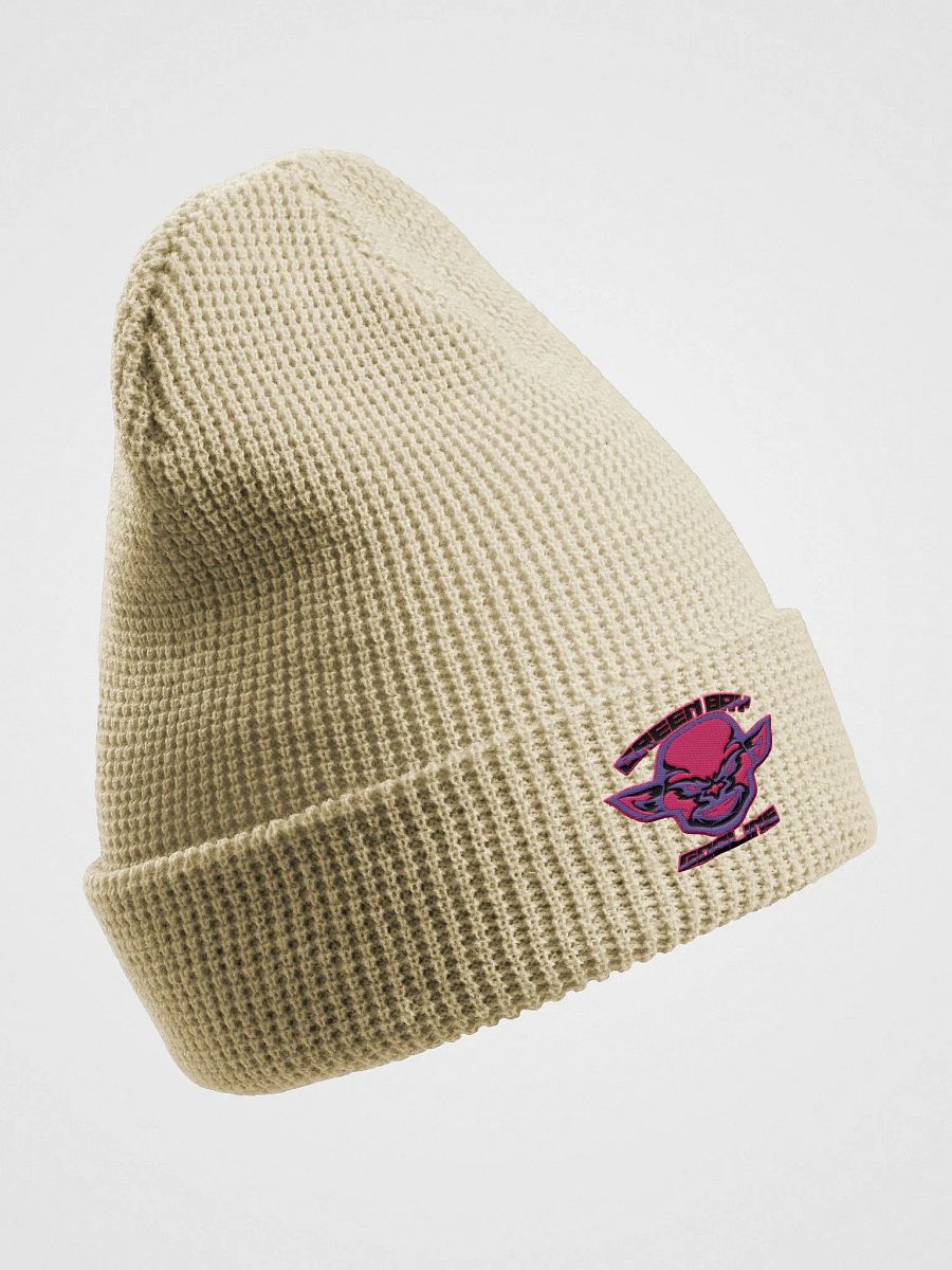 Green Bay Goblins Logo WaffleKnit Beanie Hat product image (15)