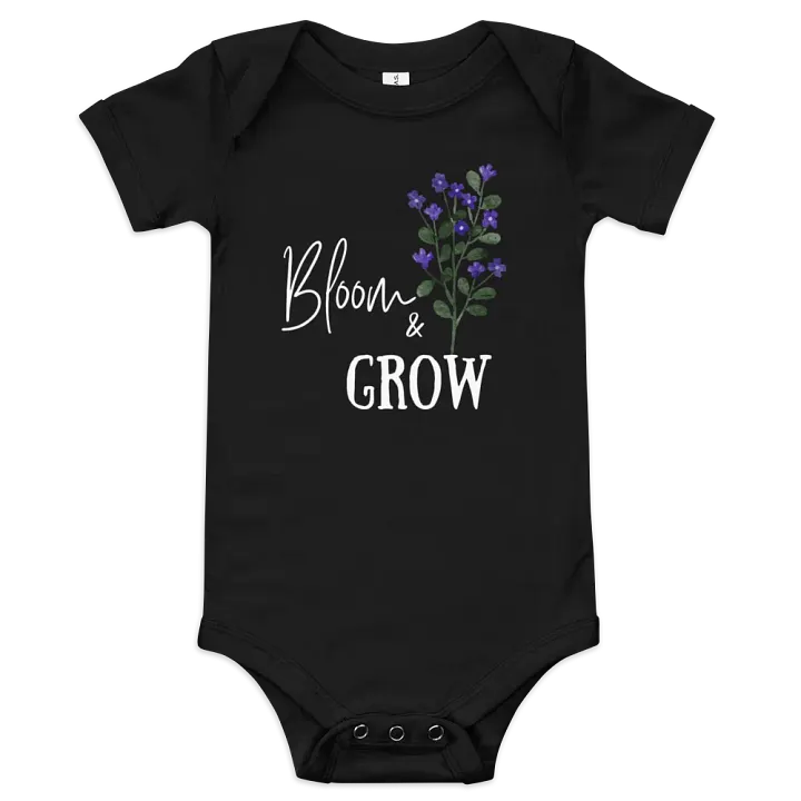 Bloom and Grow Baby Bodysuit product image (1)