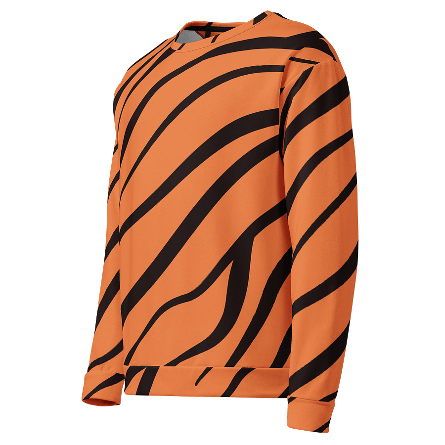 Tiger Animal Print Eco Friendly Unisex Sweatshirt product image (3)