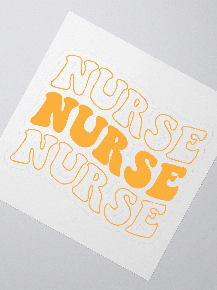 Bold Nurse Repeat Kiss-Cut Stickers product image (2)