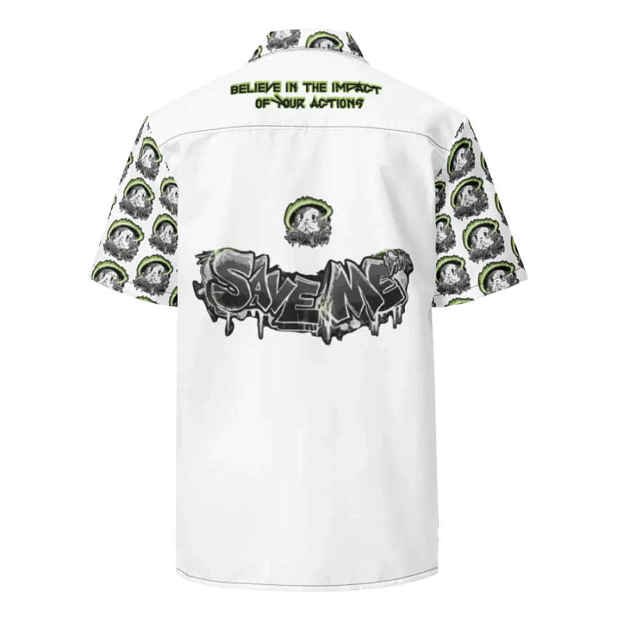 Save Me Hawaiian Shirt – Tropical Vibes, Global Impact product image (4)