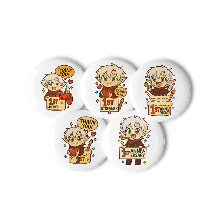 Time Limited! 1st Anniversary Badges product image (3)