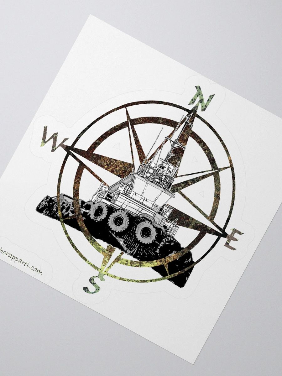 Compass Rose Marshall Foss Cut Stickers product image (5)