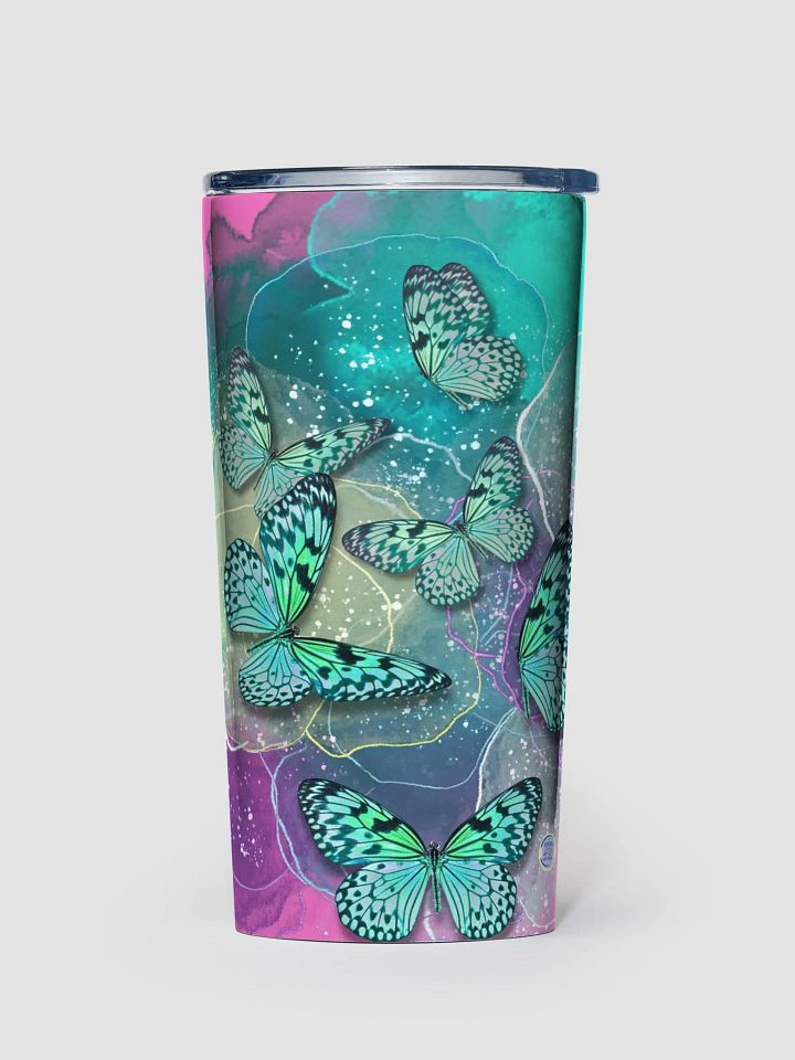 Whimsical Butterfly Fantasy Stainless Steel Tumb special gift for friends colleagues moms daughters product image (1)