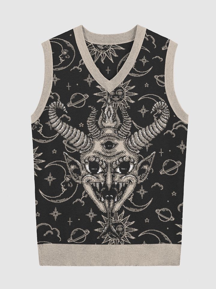 Oni Goblin Knit Vest - Celestial Style & Fierce Detail product image (1)