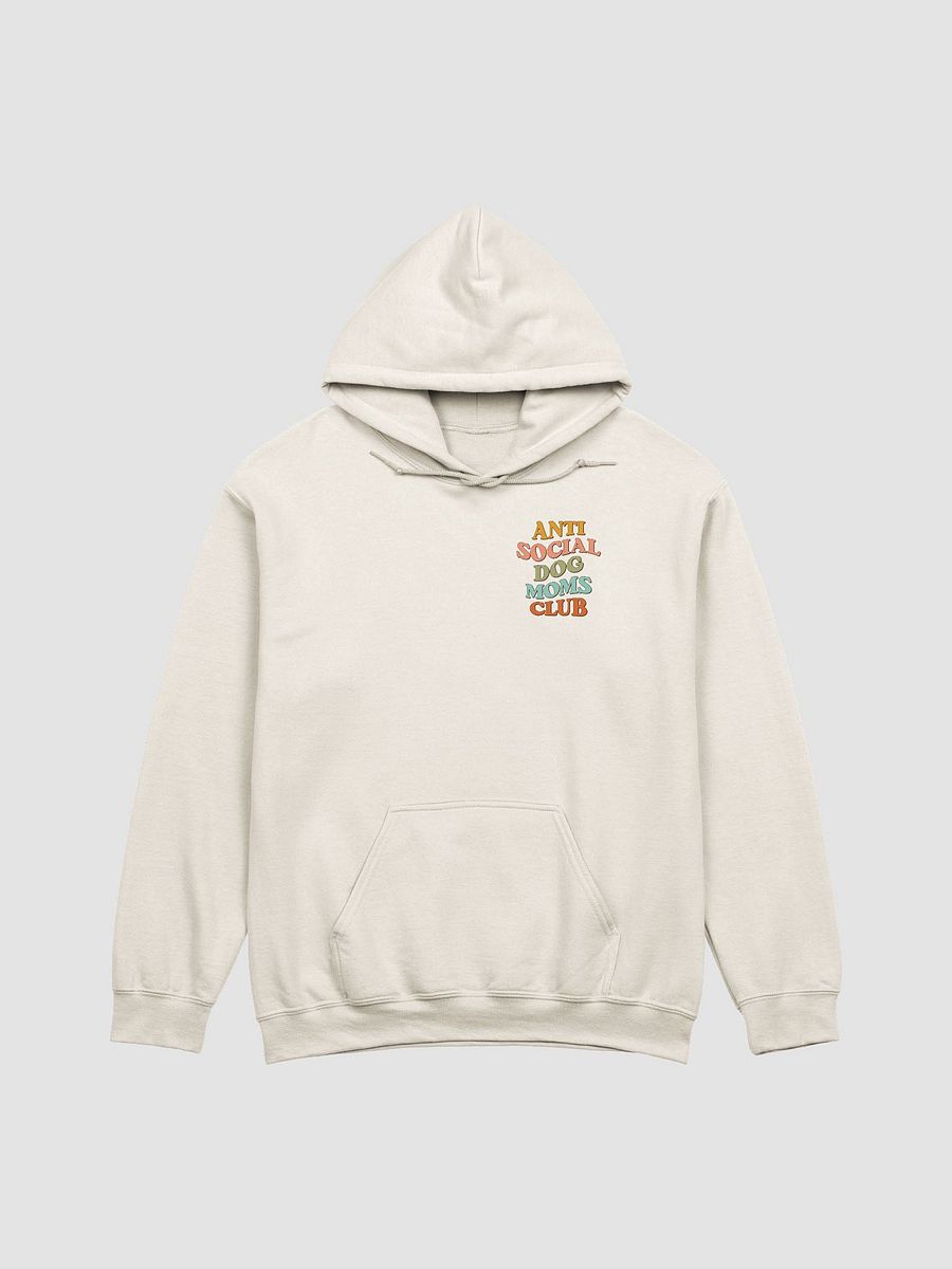 Anti Social Dog Moms Club Retro Hooded Sweatshirt | Funny Introvert Hoodie for Dog Moms product image (34)