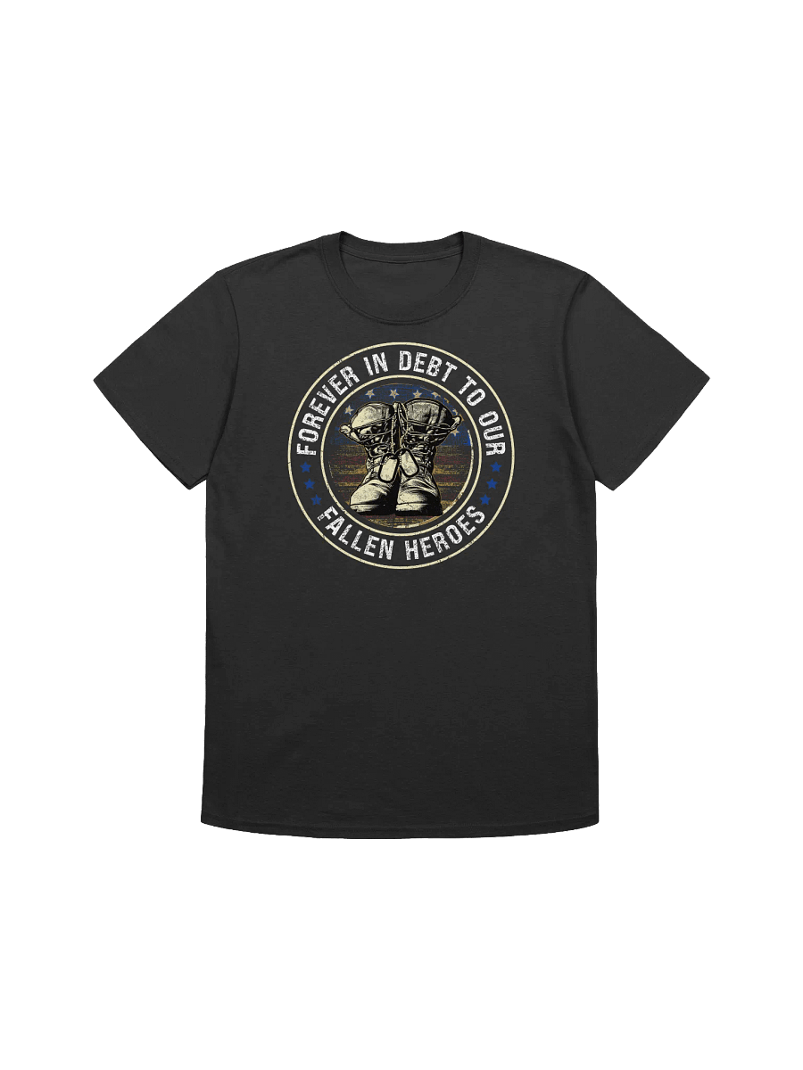 Fallen Heroes - Military Boots Memorial Day Graphic T-Shirt product image (5)