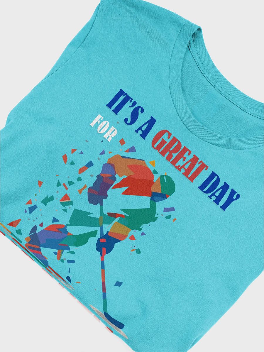 Funny Hockey T-Shirt - It's a Great Day for Hockey - Beer League T-Shirt For Men - Gift for Anyone Who Loves Hockey product image (6)