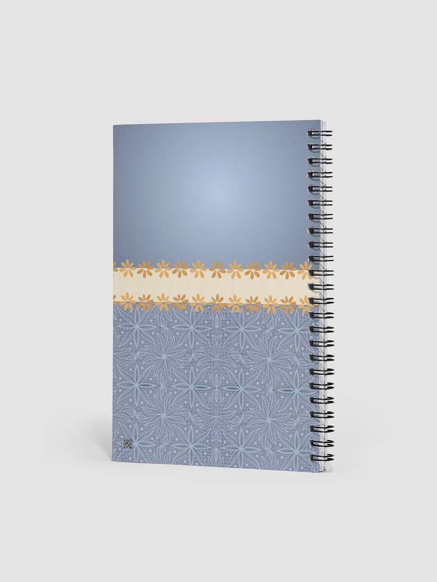 Blue Boho Style Bullet Journal – Spiral Notebook with Dotted Pages & Creative Planner product image (2)