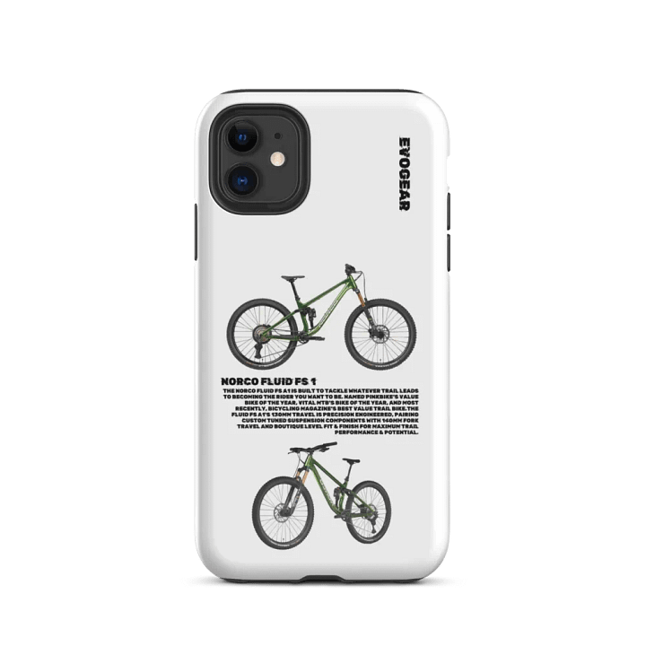 White Fluid FS 1 iPhone Case product image (2)