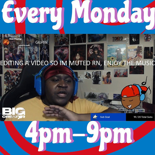 Come catch a vibe during a music monday stream! #musicmonday #bevans1221
