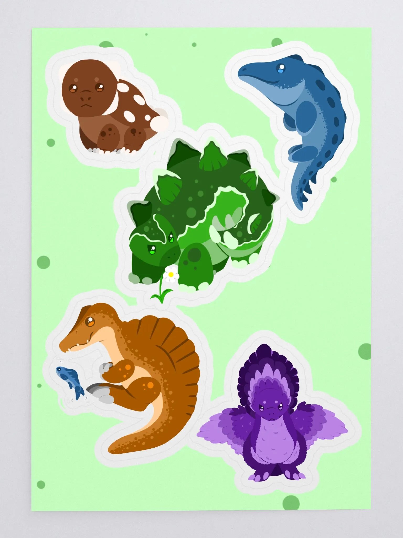Cute Dino Stickers! product image (3)