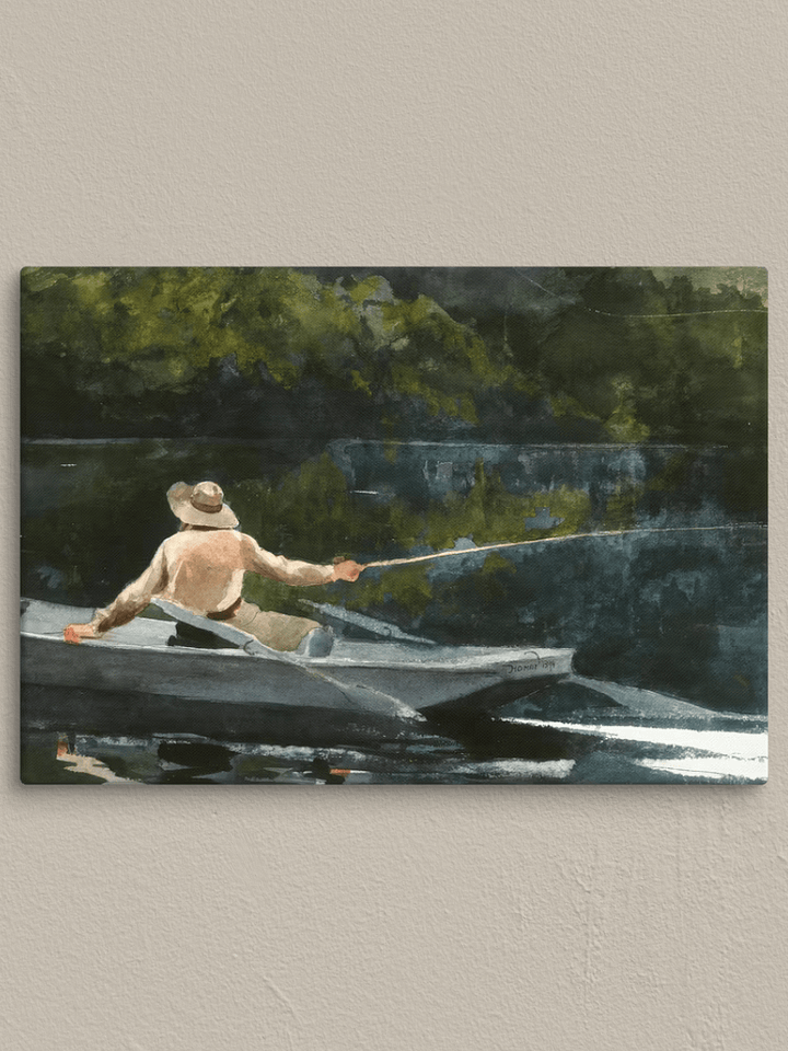 Casting Number 2 Watercolor Canvas Print product image (1)
