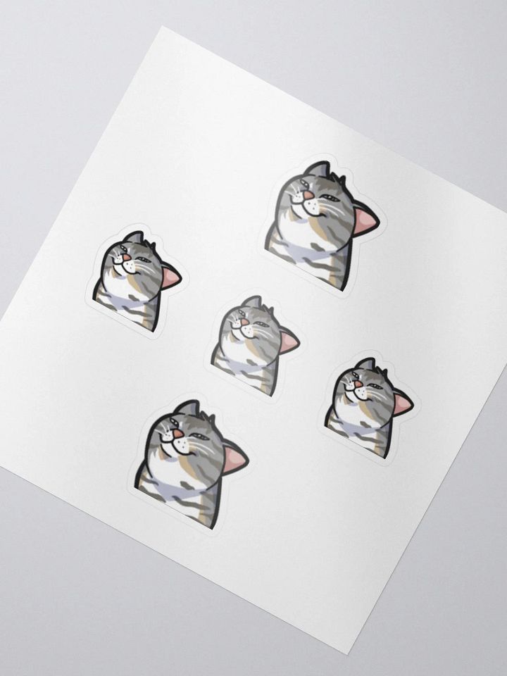 Smug Cat Sticker Sheet product image (2)