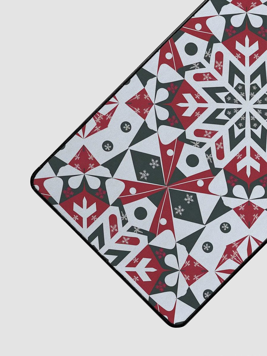 Snowflakes patterned Desk Mat product image (3)