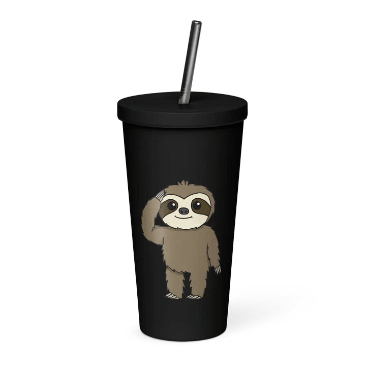 Insulated Tumbler with a Straw - Salute product image (1)