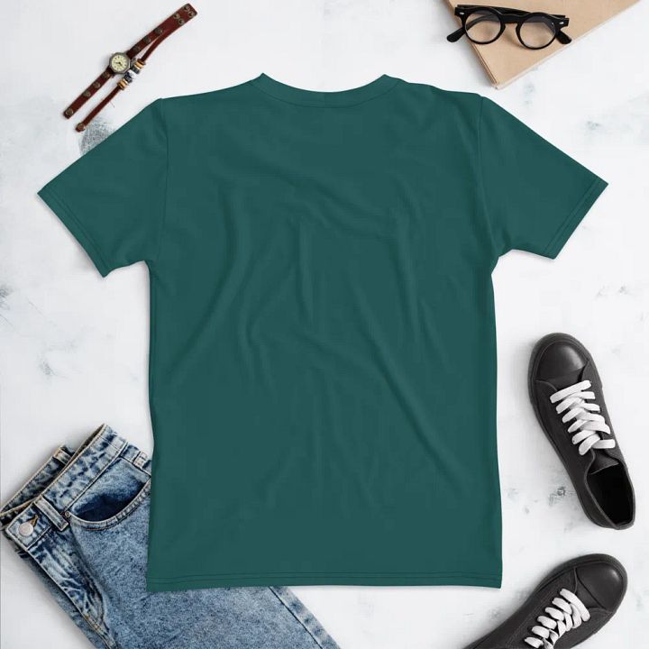 Plain Teal Green Soft Summer Women's Crewneck Polyester Heavyweight Premium T-Shirt by Treasure Pie product image (2)