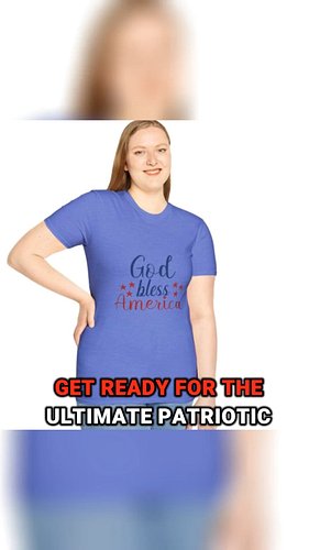 Patriotic Apparel for All - God Bless America Tee Unisex Softstyle T-Shirt

https://www.etsy.com/listing/1749056409/patriotic...