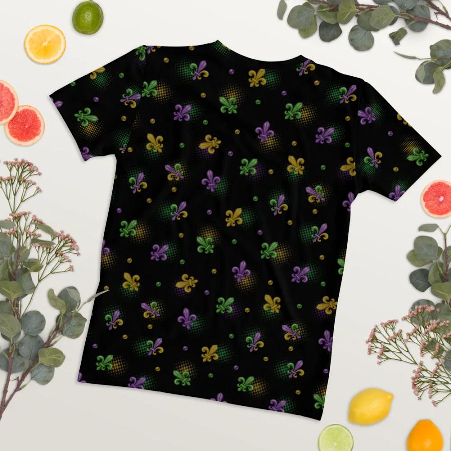 Mardi Gra All Over Print T-shirt product image (8)