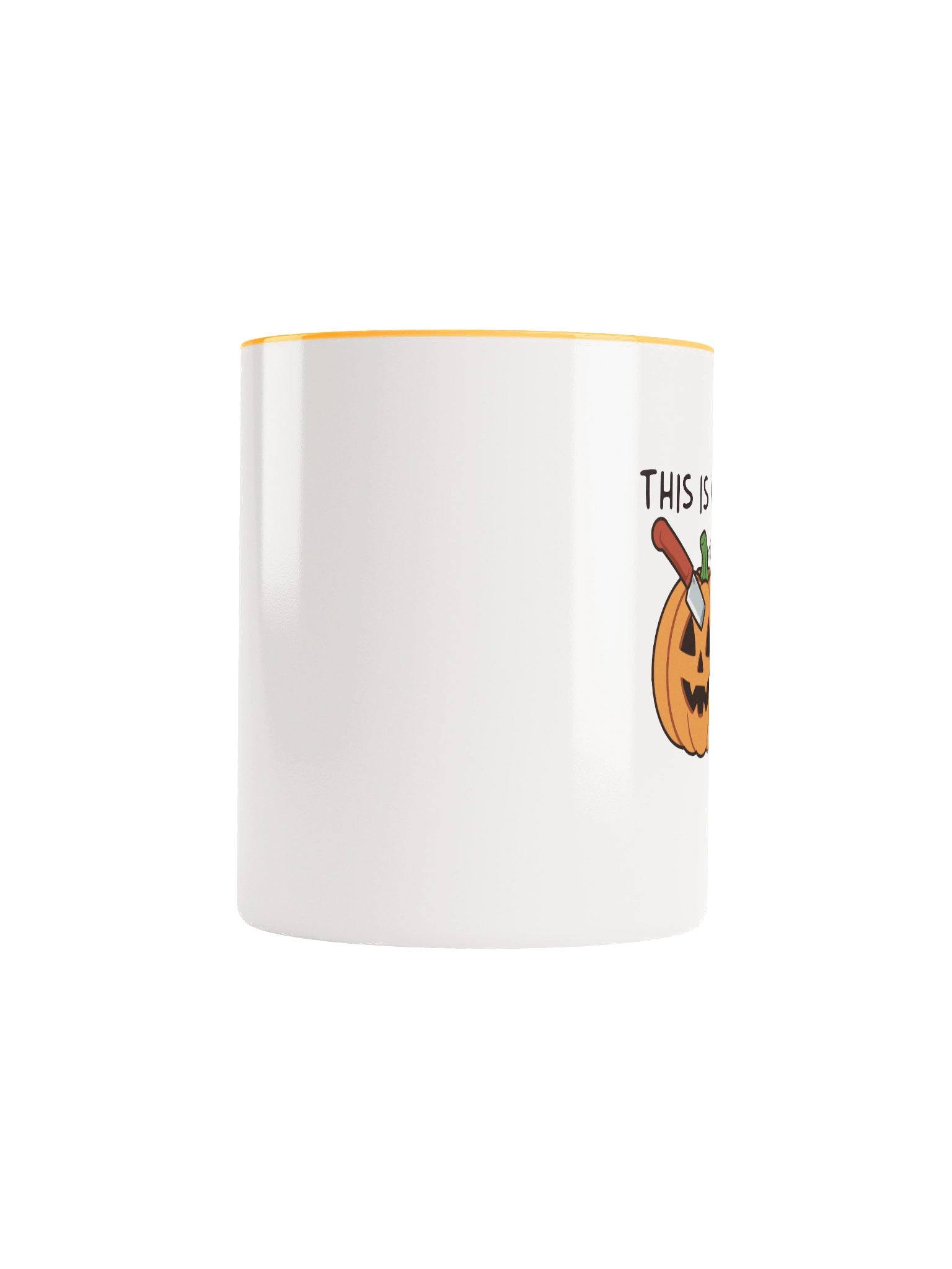 This Is Fine Jack-O'-Lantern Ceramic Mug product image (19)