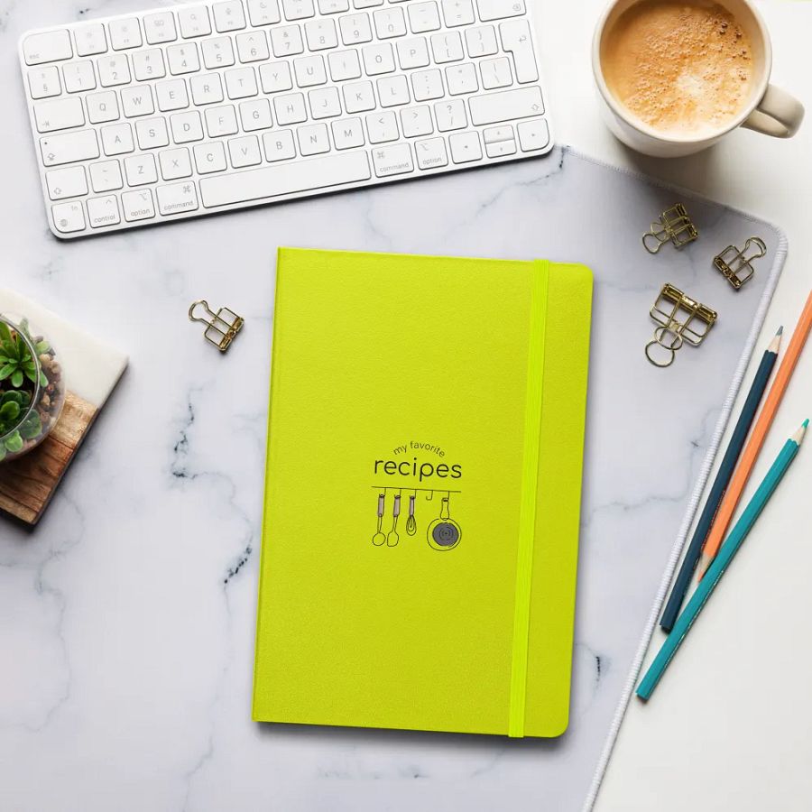 'My Favorite Recipes' Hardcover Notebook product image (17)