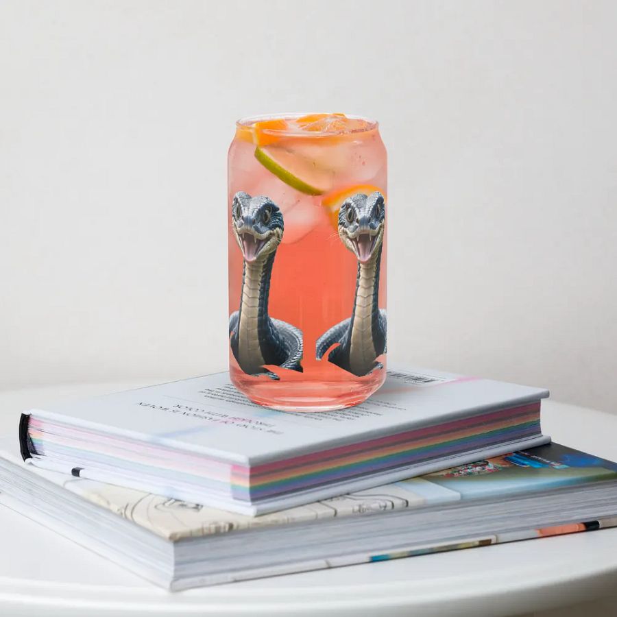 Smiling Snake Can-Shaped Glass Set product image (34)