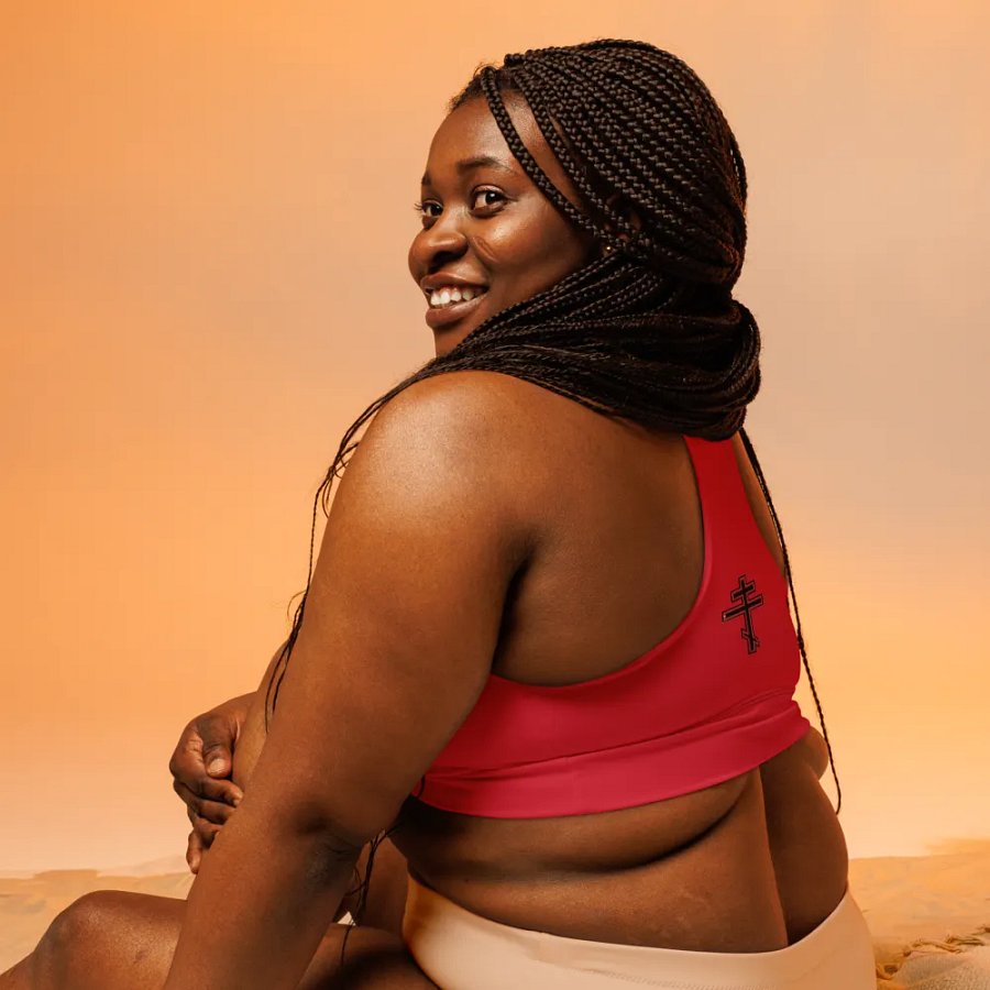 Red Rose Serenity Longline Sports Bra product image (9)