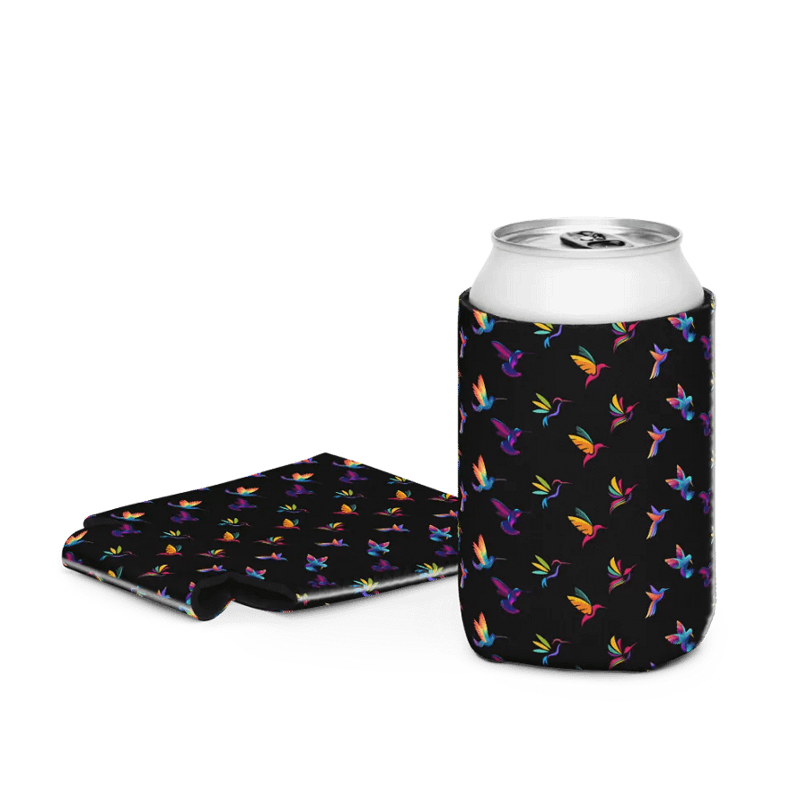Vibrant Hummingbird Coozie Can Cooler product image (4)