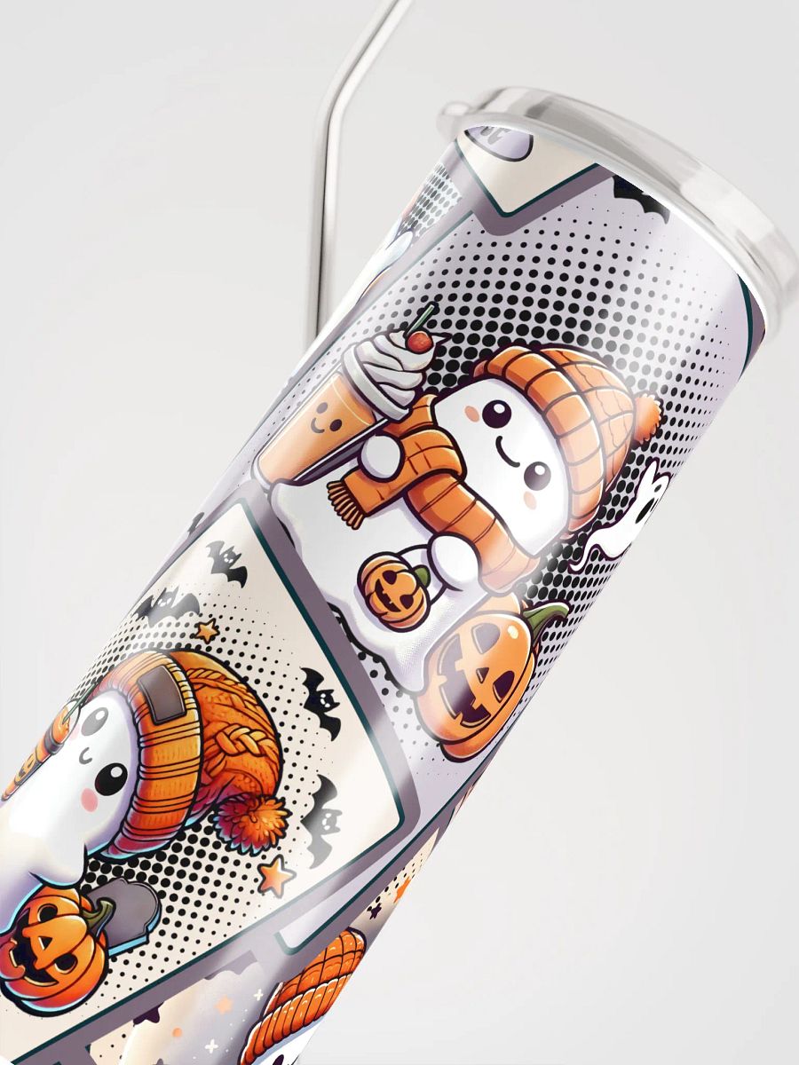 Tarot Card Halloween Spooky Ghosts Stainless Steel Tumbler product image (5)