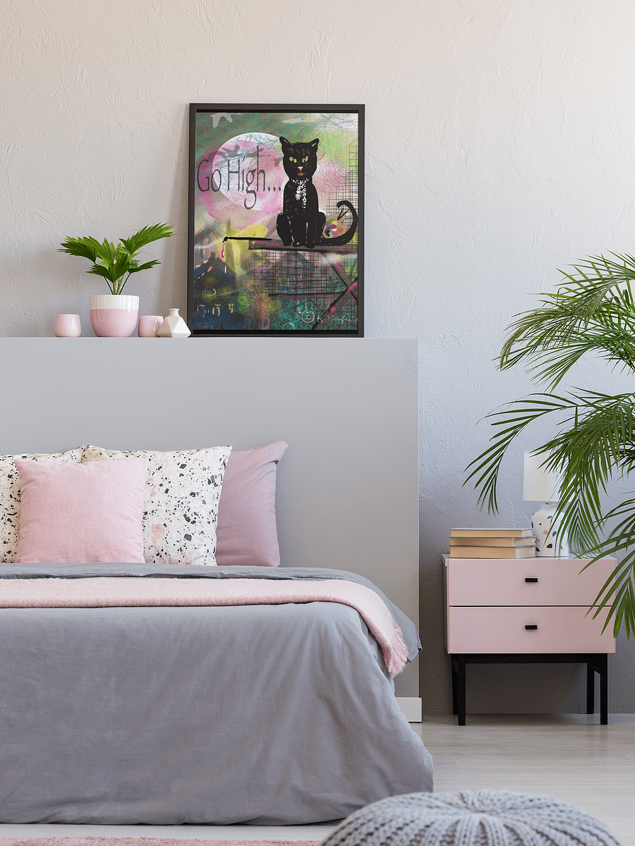 CityCatPaint 'High View' - Framed Art product image (2)