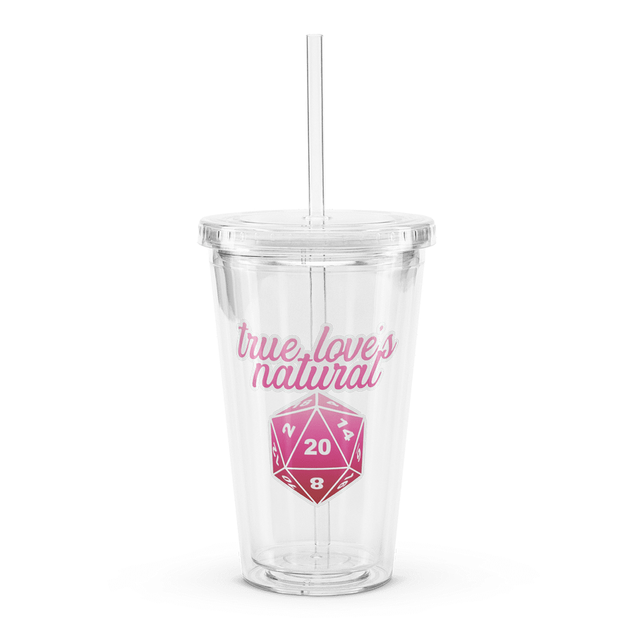 Nat20 - Clear Plastic Tumbler product image (1)