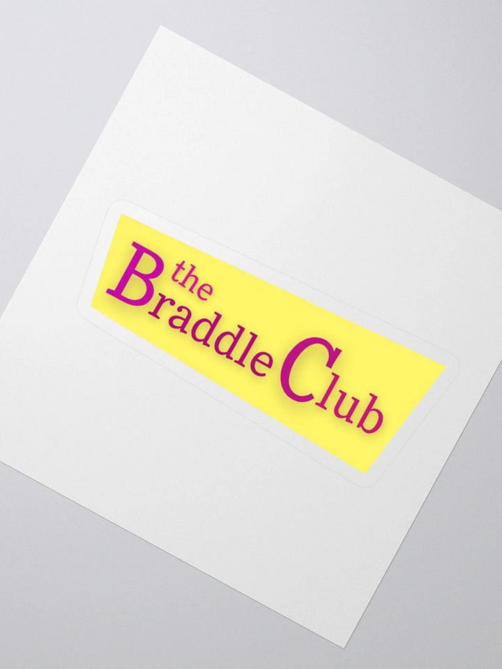 The Braddle Club Cutout Sticker product image (2)