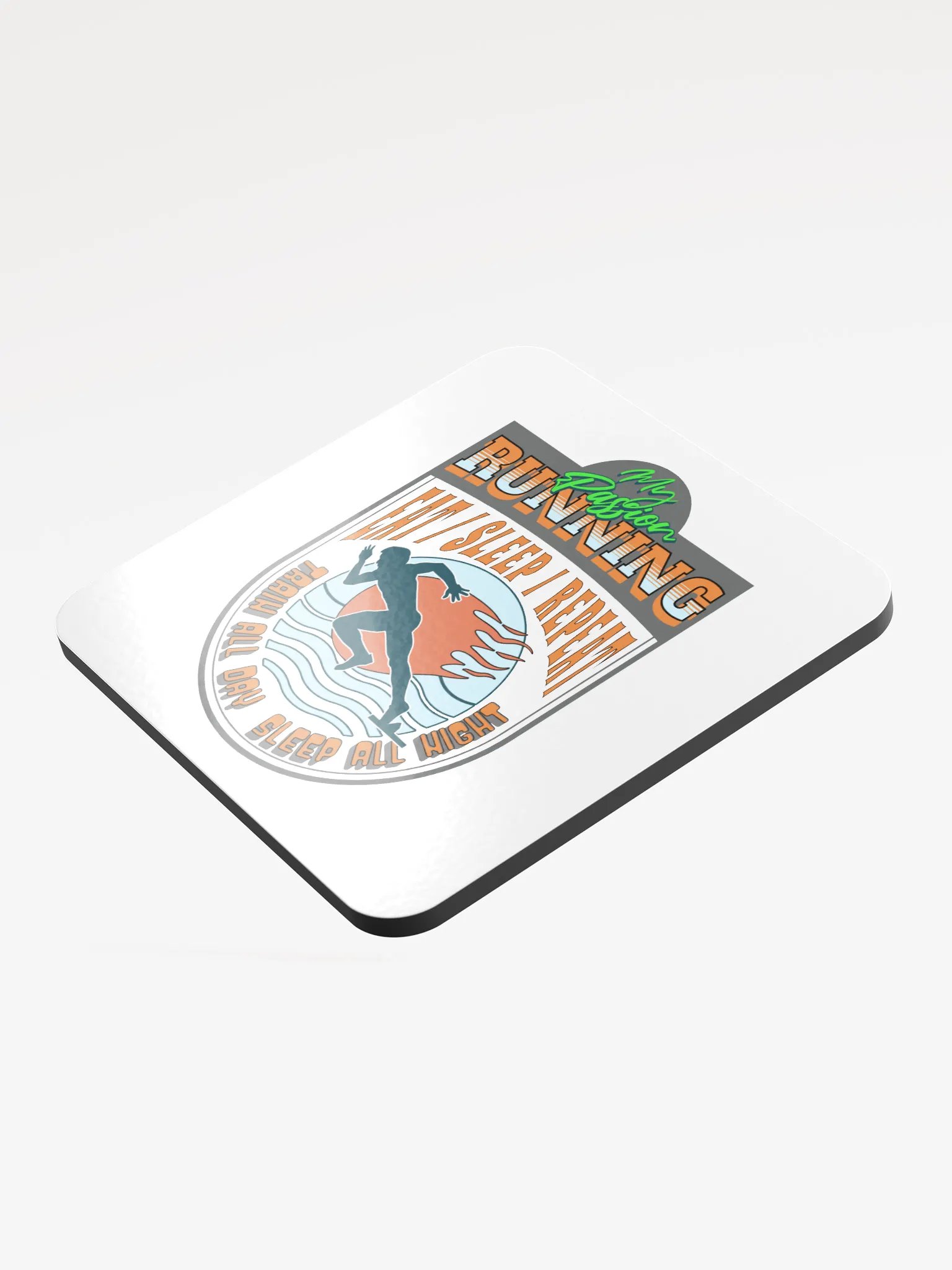 My Passion Running Shield Lifestyle Cork Coaster Set product image (4)