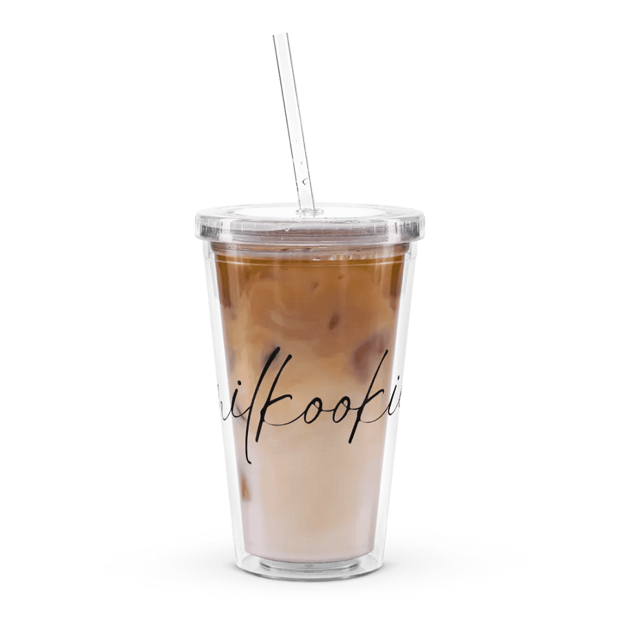 Milkookie Double Wall Clear Plastic Tumbler product image (8)