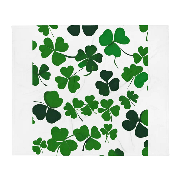 Clover Leaf Artistic Design Blanket product image (2)
