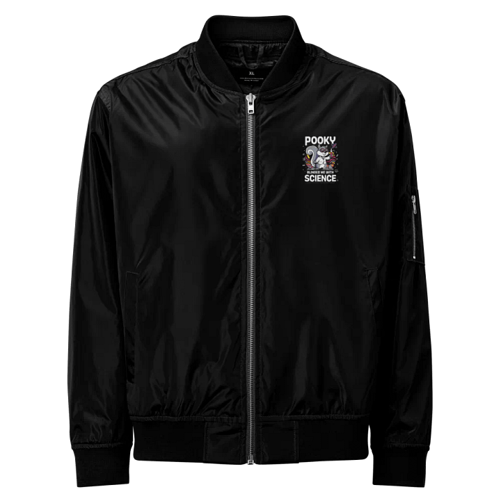 embroidered Atomic Scientist Bomber Jacket product image (1)