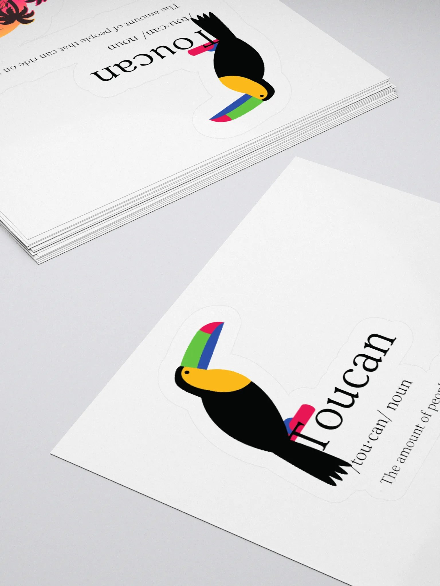 Tropical Toucan Kiss Cut Stickers product image (10)