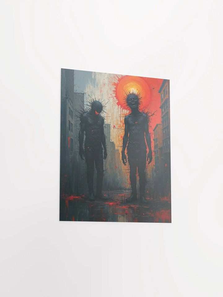 Dystopian Glow Matte Poster product image (5)