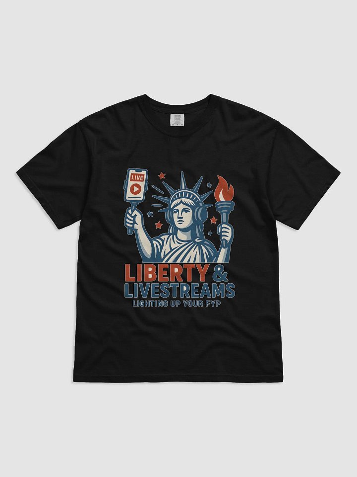 Liberty & Livestreams Graphic Tee product image (9)