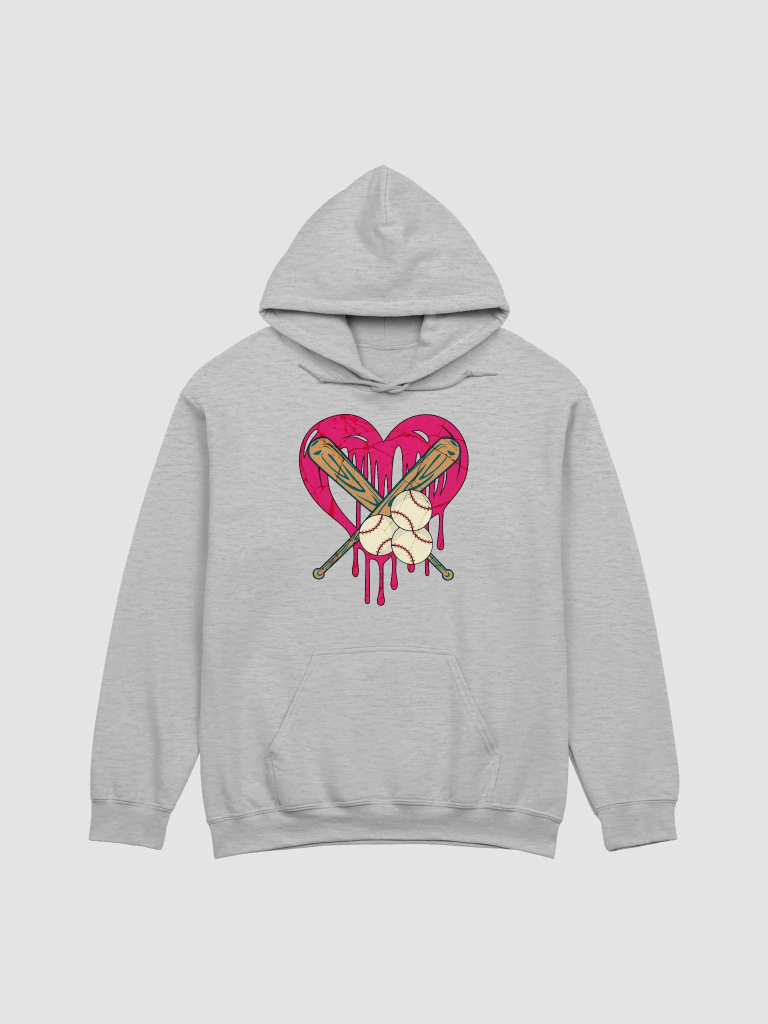 Heart Baseball Home Run Hoodie product image (16)