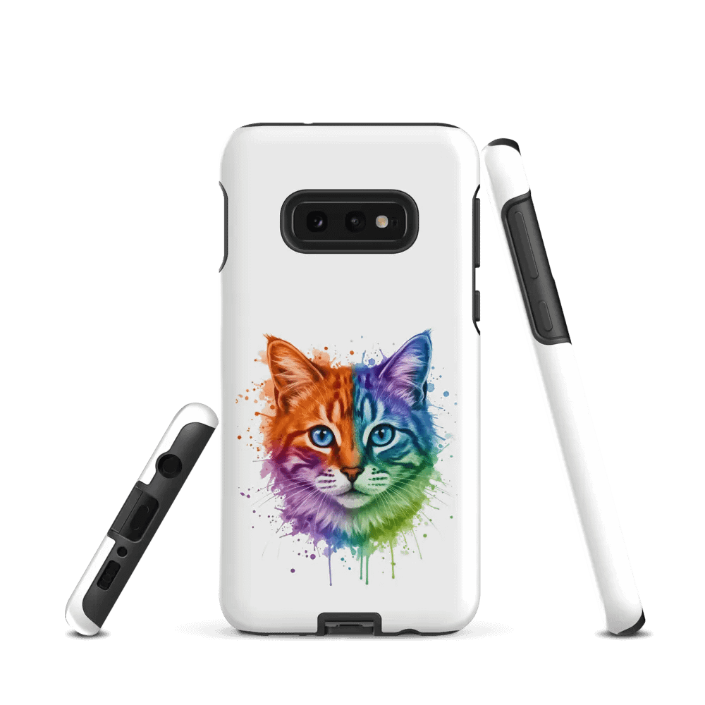 Watercolor Splash Cat Face Tough Case for Samsung® product image (1)