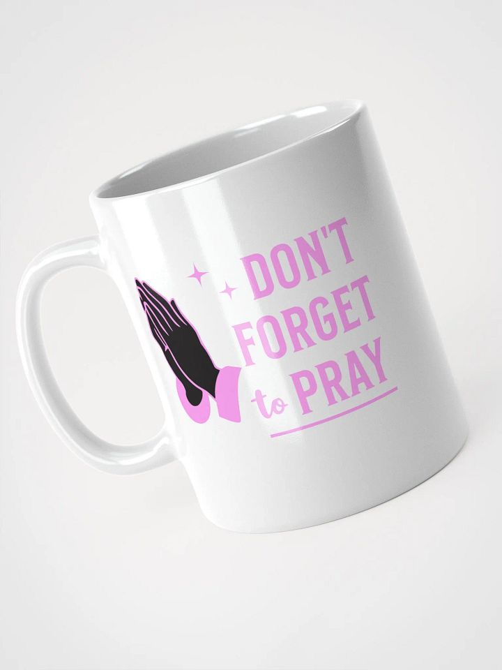 Prayer Reminder White Glossy Mug product image (1)