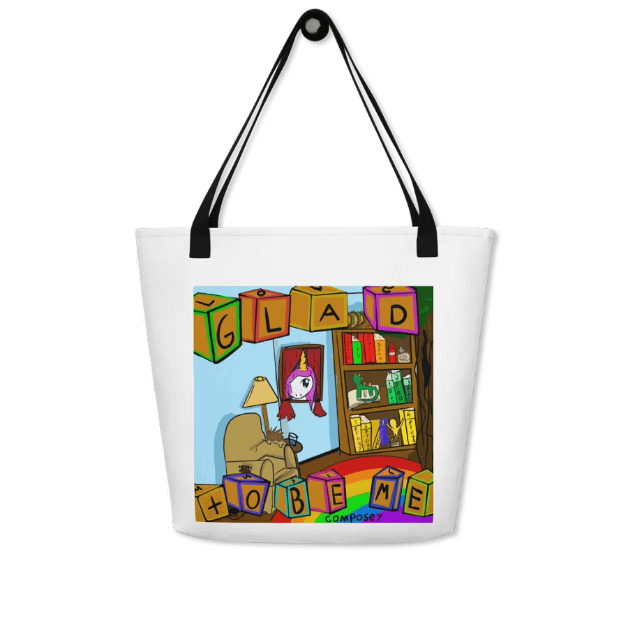 Glad To Be Me tote bag product image (3)