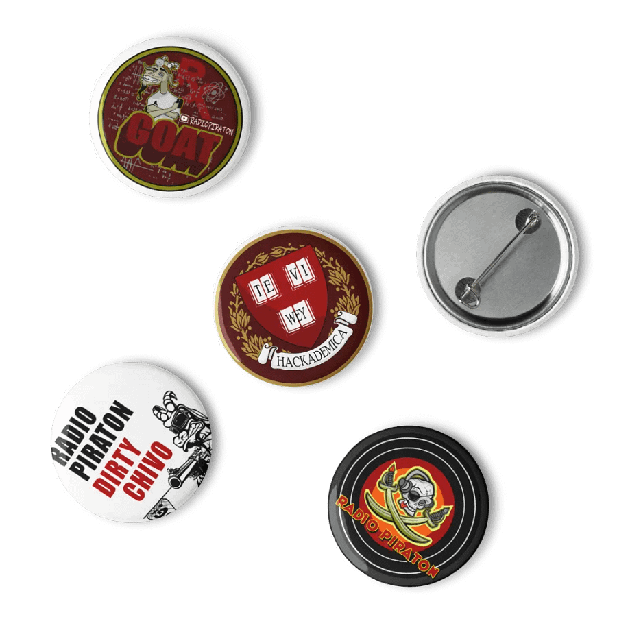 RADIO PIRATON PINS (5 Pack) product image (4)
