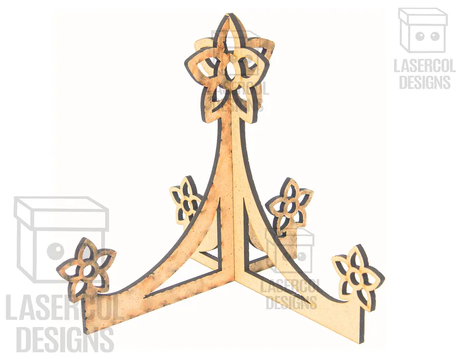Easel Plate Stand Bundle (Set 1-2-3-4) - Laser Cut Files product image (10)