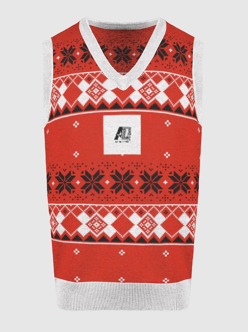 Snowflake Gem V-Neck Vest