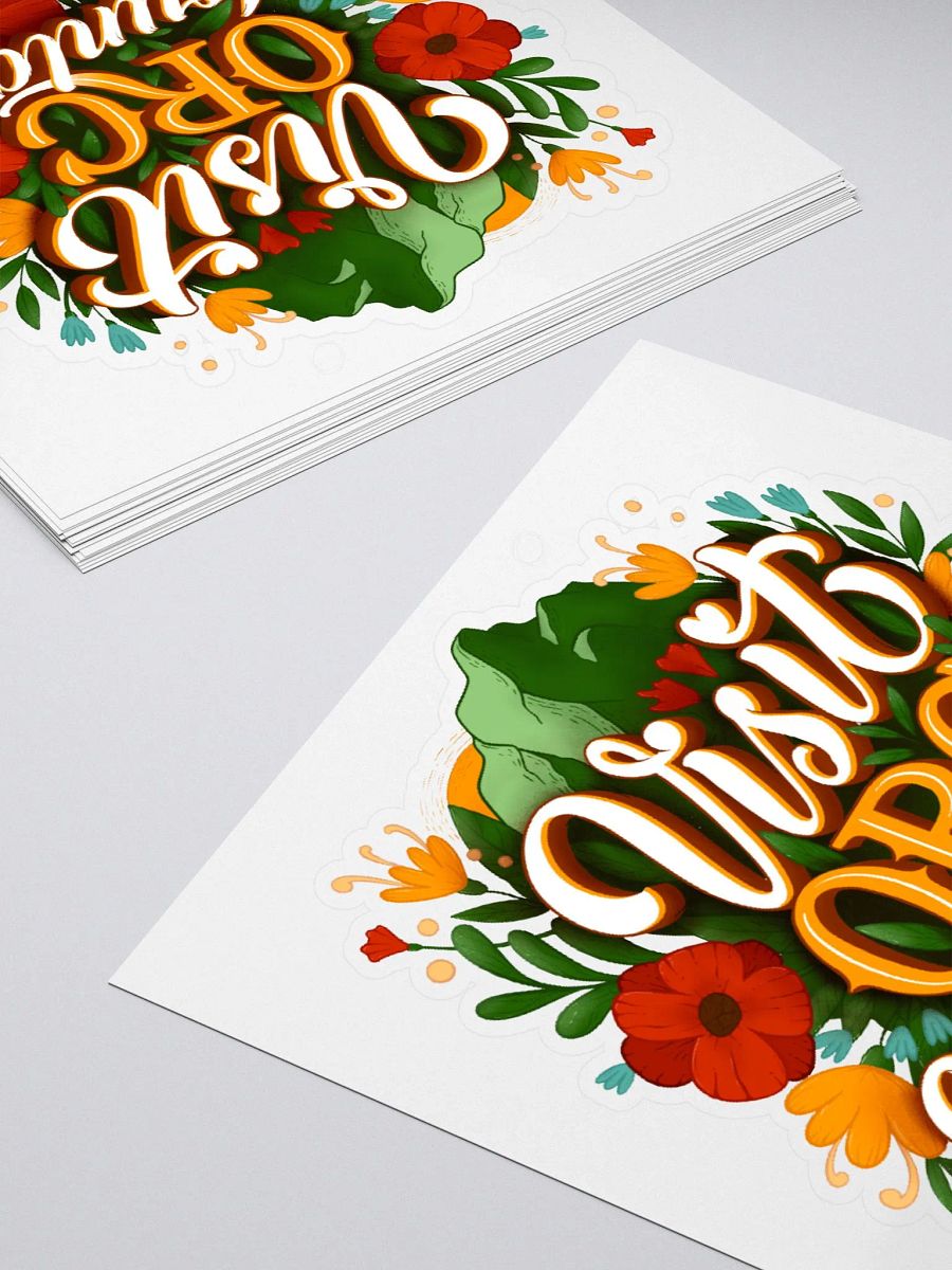 "Visit Orc Mountain" Sticker product image (4)
